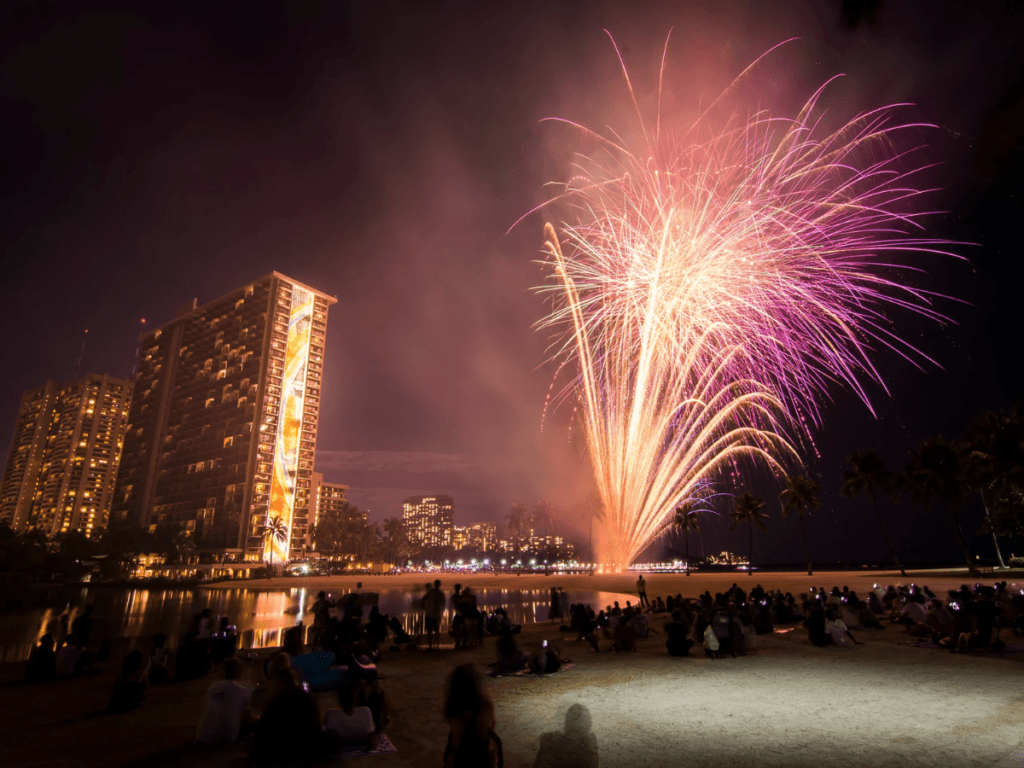 Celebrate New Year’s Eve 2025 in Waikiki Honolulu Beautiful Hawaii