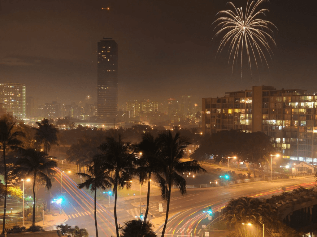 Celebrate New Year’s Eve 2025 in Waikiki Honolulu Beautiful Hawaii